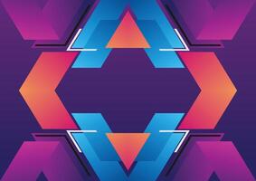 gradient colorful geometric modern background design vector