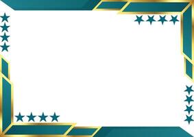 modern frame luxury on white background vector
