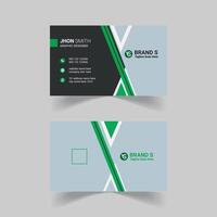 Modern, eye-catching creative design corporate business card template vector