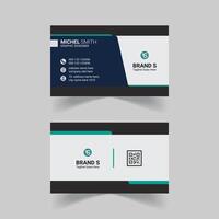 Modern, eye-catching creative design corporate business card template vector