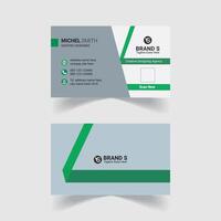 Modern, eye-catching creative design corporate business card template vector