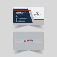 Modern, eye-catching creative design corporate business card template vector