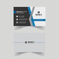 Modern, eye-catching creative design corporate business card template vector