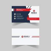 Modern, eye-catching creative design corporate business card template vector