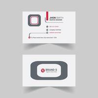 Modern, eye-catching creative design corporate business card template vector