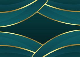 tosca with luxury line abstract background vector