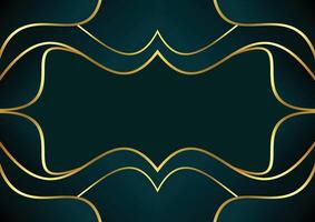 abstract tosca with luxury line background vector
