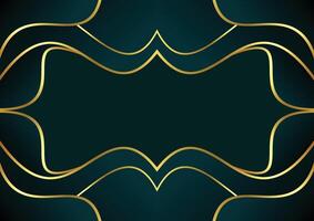 abstract tosca with luxury line background vector