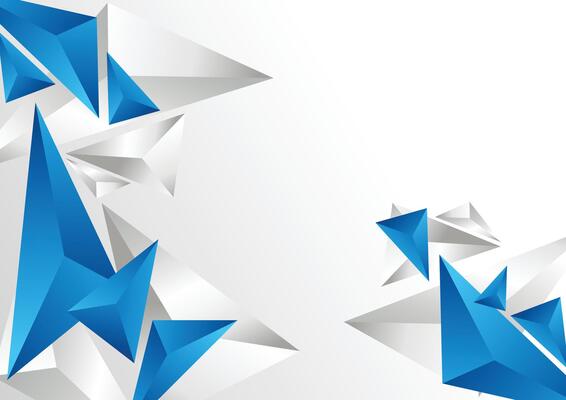modern blue with silver presentation background