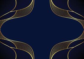 dark blue with luxury modern background vector