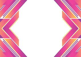 frame geometric background banner design vector