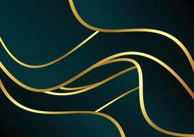 abstract tosca with luxury line background vector