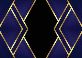 dark blue with luxury line background vector