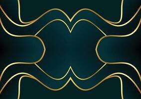 abstract tosca with luxury line background vector