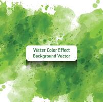 Green Watercolor Vector Abstract Background