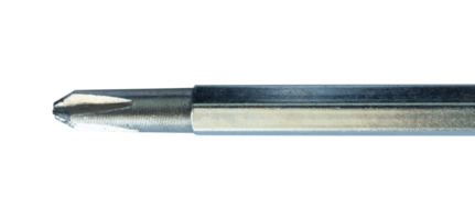 silver screwdriver bit isolated element png