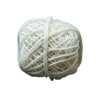 ball of white string isolated png