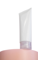 cosmetic cream tube mockup isolated png
