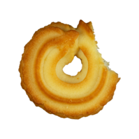 geïsoleerd gebeten koekje geïsoleerd element png