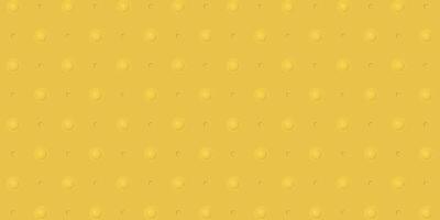 Yellow background with 3D circle shape pattern paper cut style vector illustration.