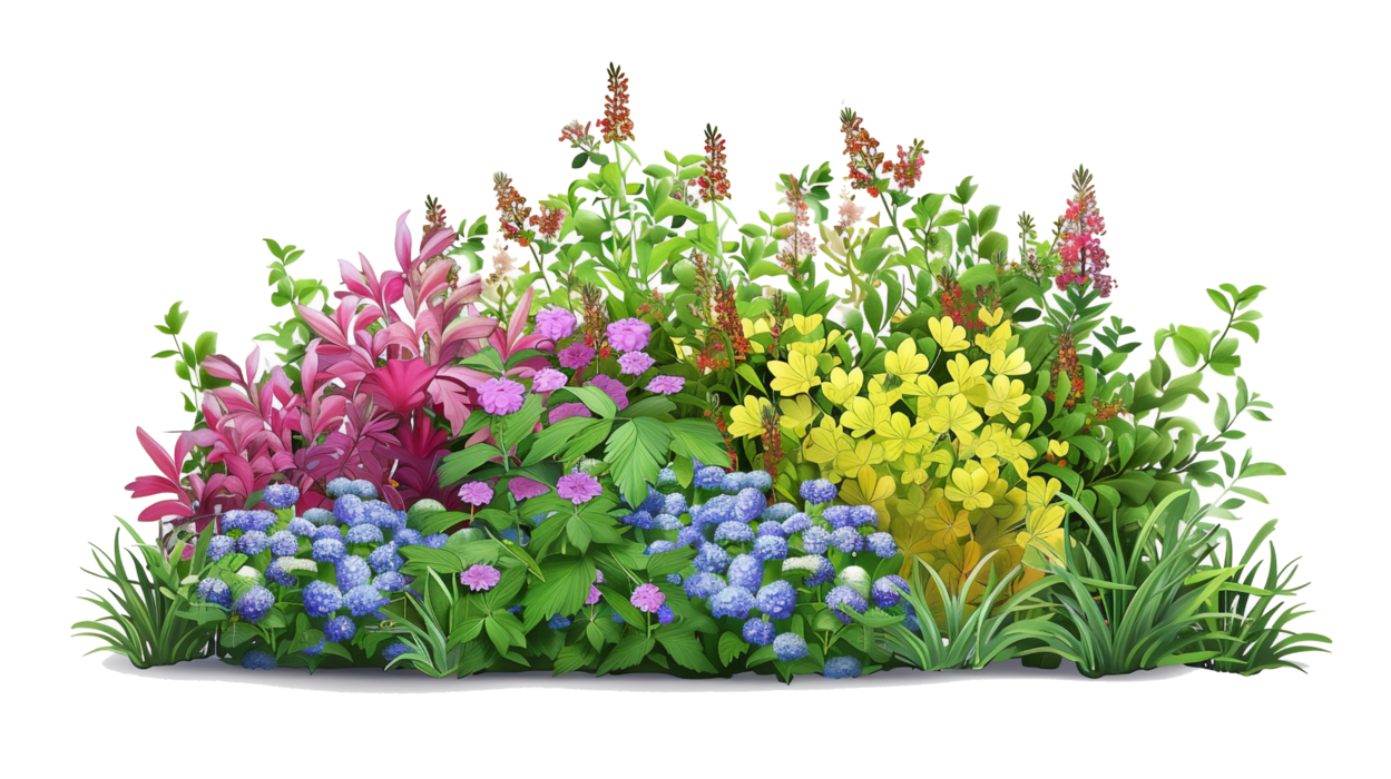 Cartoon Flower Garden PNGs for Free Download