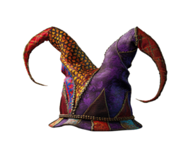 AI generated a jester hat png