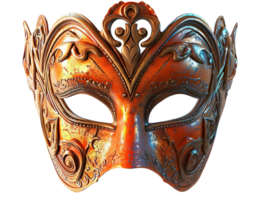 AI generated a venetian mask with ornate designs on it png