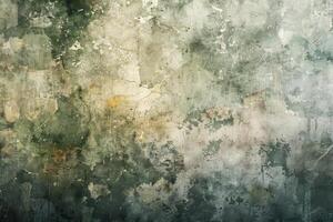 AI generated Antique Green Concrete Texture photo