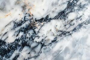 AI generated Elegant White Marble Texture photo