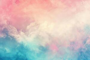 AI generated Abstract Pastel Watercolor Background photo