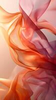 AI generated Abstract background that looks like colorful smoke. Convey feelings of fun, cheerfulness, creativity, peace, mystery, change. Energy flows, gatherings, technology, virtual world photo