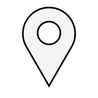 Geolocation icon in vector format.