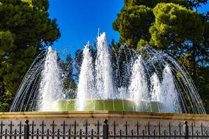 Congress Center Building Zappeion Historic buildings and fountain Athens Greece. photo