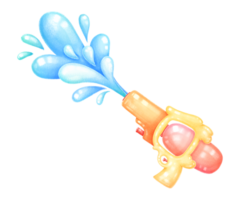 agua pistola chapoteo png