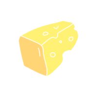 pedazo de queso. sencillo queso icono png