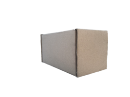 lying down cardboard box on transparent background ready for use png