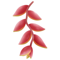 röd blommor aloha png