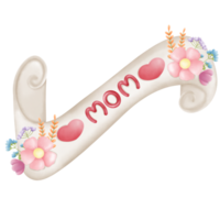 bandiera mamma decorare png