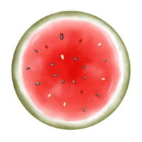 juicy red watermelon png