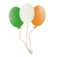 Ballon irisch Flagge png