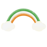 arc en ciel drapeau irlandais png