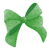 ribbon green bow png