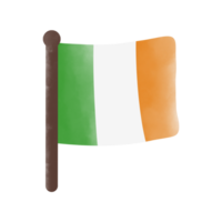 bandera irlandesa Decorar png