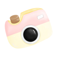 pastel kleur camera png