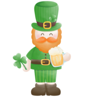 st.Patrick smiling in party png