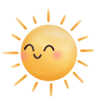 smiling sun day png