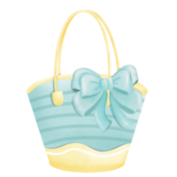 yellow and blue bag png