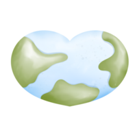 heart earth day png