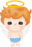 cupido desenho animado personagem aguarela png