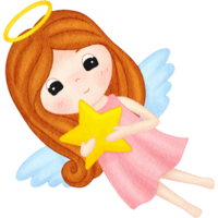 Angel cute Watercolor png